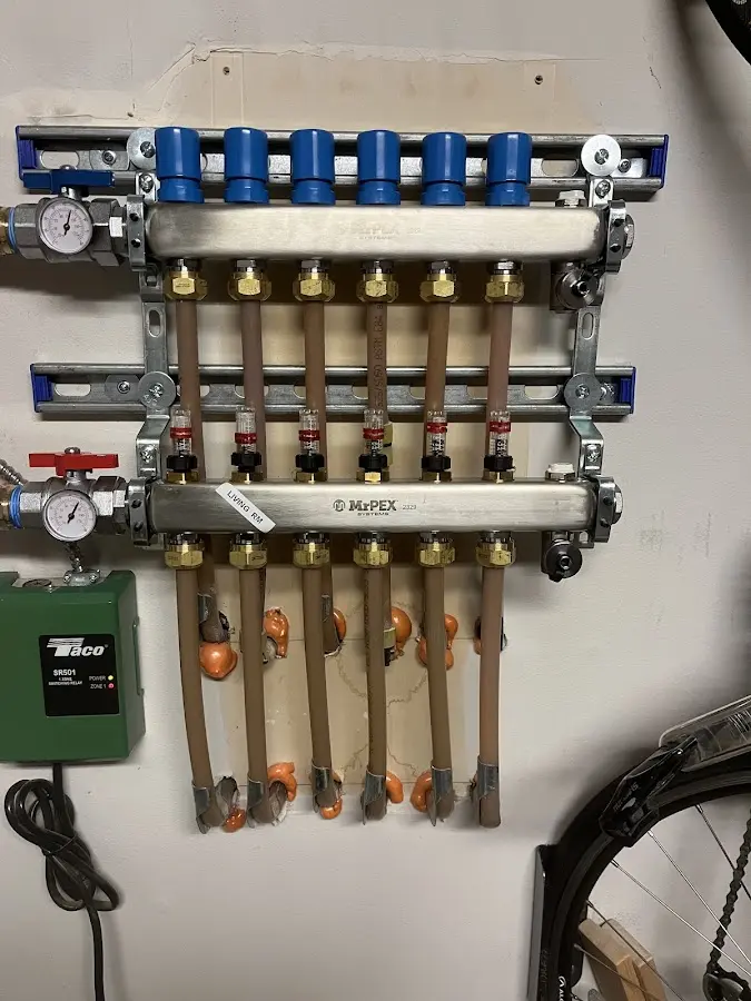 Plumber performing Leak Detection at a residential property in Dolton